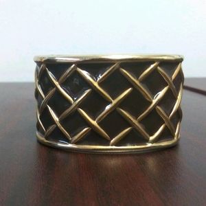 NWOT Enamel Woven Cuff Bracelet